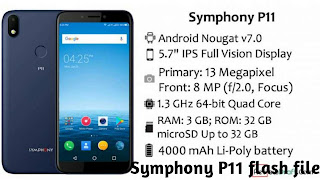 symphony p11 flash file