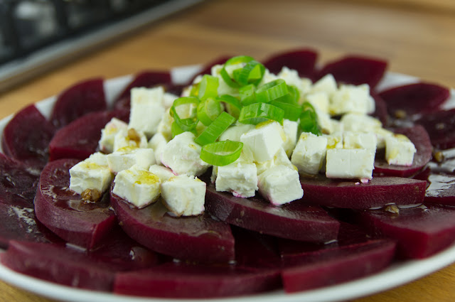 rote Bete Salat mit Feta