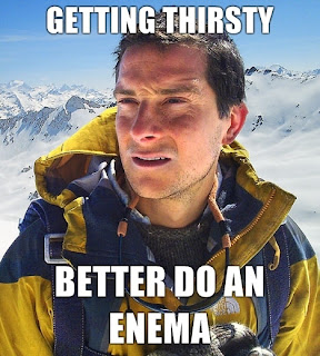 bear grylls thirsty