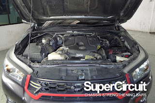 Toyota Hilux REVO Front Strut Bar by SUPERCIRCUIT