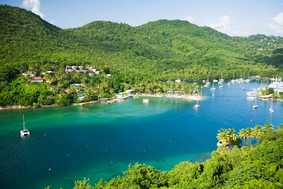 Teluk Marigot di Saint Lucia