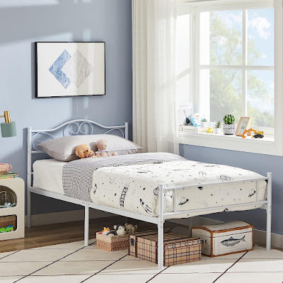 Twin Size Metal Platform Bed Frame