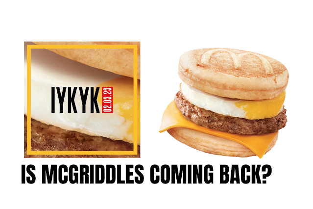 McGriddles is coming back! (?)