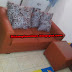 Sofa Single type 2 Kain Bebas + Meja + Bantal