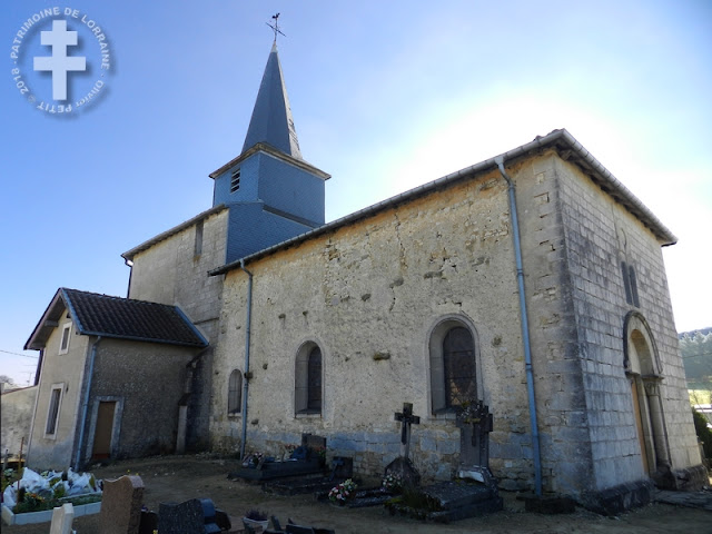 SAULVAUX (55) - Eglise fortifiée Saint-Christophe (XIIIe-XVIIIe siècles)