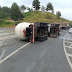 CARRETA TOMBA NA BR 376 EM MAUÁ DA SERRA 