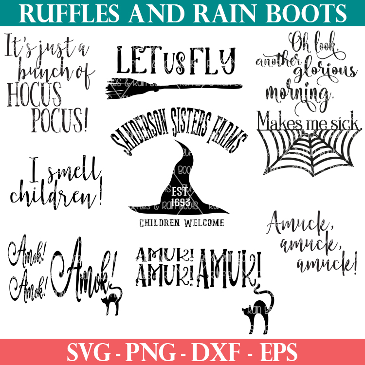Download Where To Find Free Sanderson Hocus Pocus Inspired Svgs
