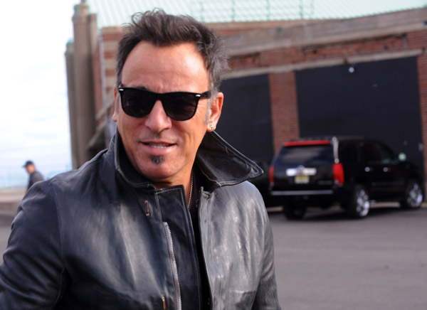 Bruce Springsteen on location