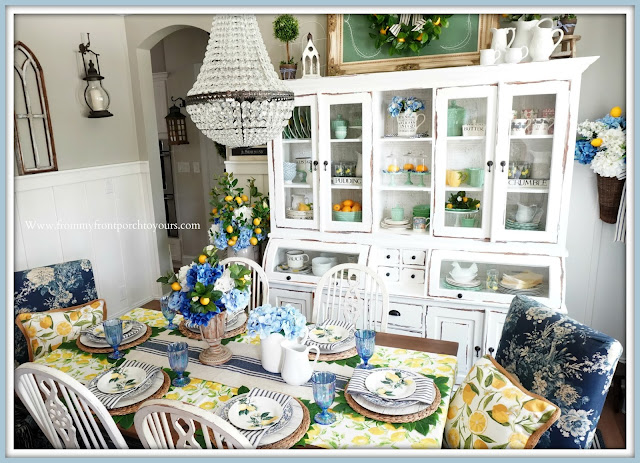 French Farmhouse-Dining Room-Tablescape-From My Front Porch To Yours