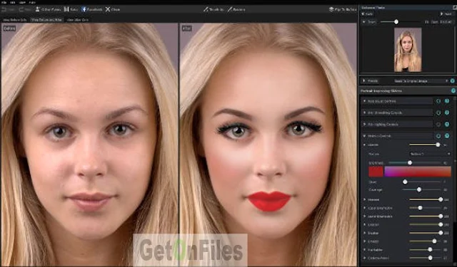 PortraitPro, Easy Photo Editor Software, photo enhancement, airbrushing software, face retouching, skin retouching, free photo editing, download free software