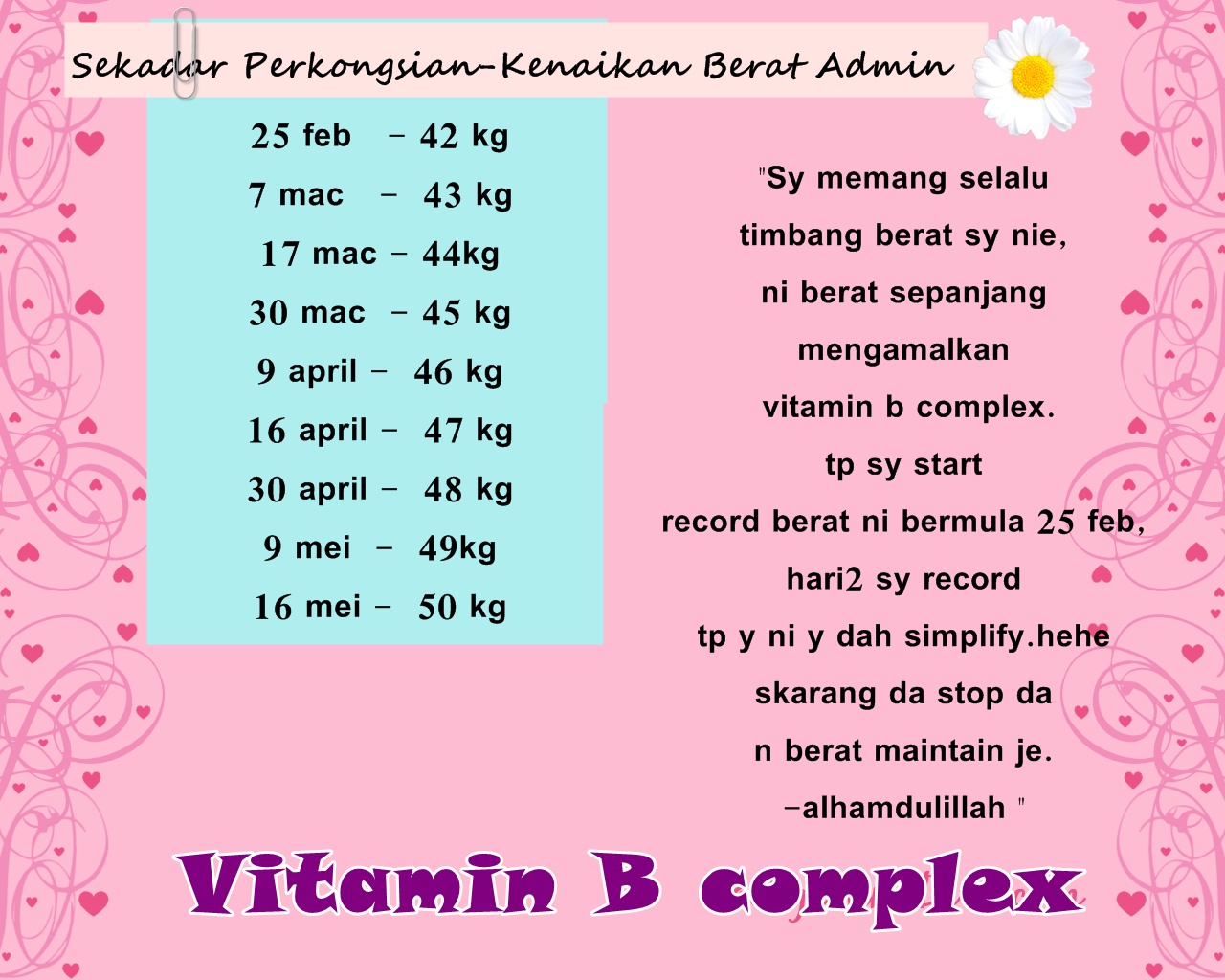 Comey2 ku: Vitamin B Complex (ORIGINAL) - Tambahkan Berat 