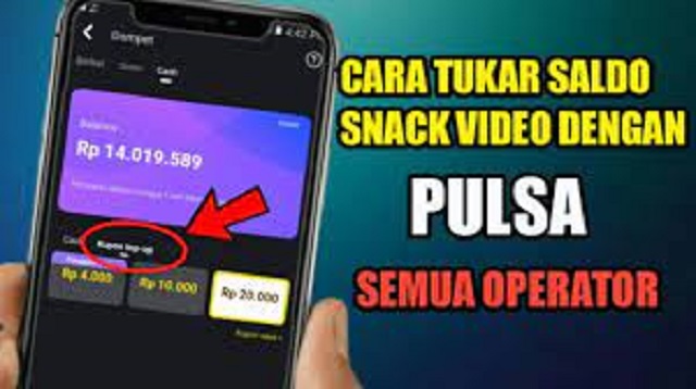 Cara Menukar Koin Snack Video menjadi Pulsa