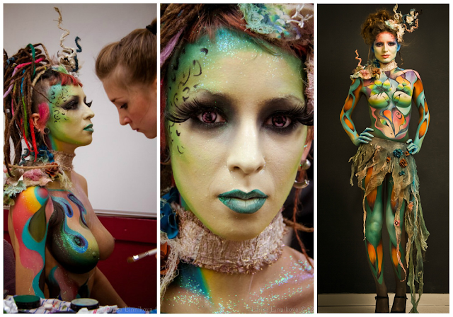 Maria Lastochka body paint