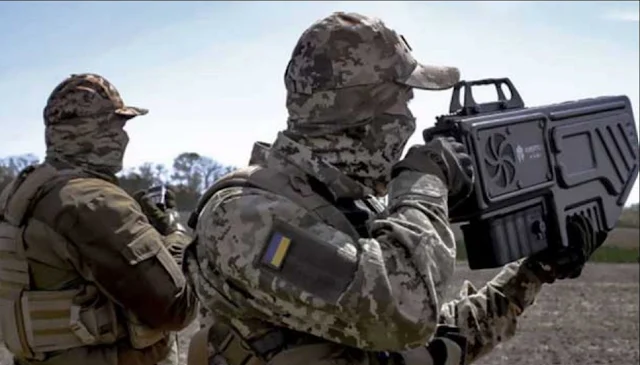 US Supply Device DroneDefender Anti-Drone to Ukrainian Armed Forces - International Military