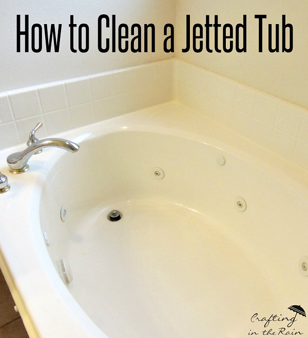 How to clean a jetted tub