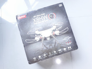 Drone Quadcopter Syma X8HW HD Wifi Camera Hold Altitude FPV Real Time Sisa Stok