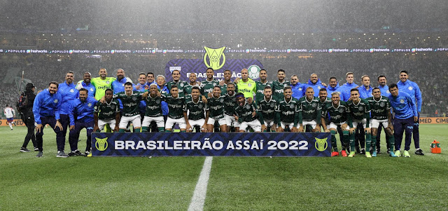 Com quatro rodadas de antecedência, Palmeiras conquista Brasileirão 2022