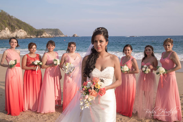 boda en playa, beach wedding, Oaxaca, México, Bodas Huatulco, Wedding Planner