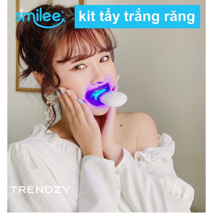 [Full Quà🎁 + Freeship + ⚡25%] Bộ kit tẩy trắng răng Smilee - Tự làm trắng răng tại nhà chỉ 20 phút - Nhập khẩu Mỹ