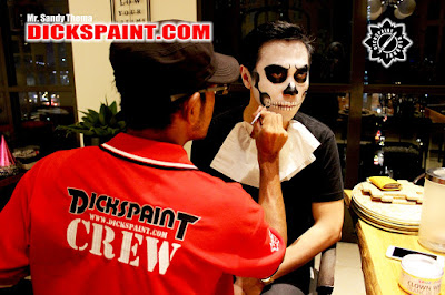 make up horror skeleton jakarta