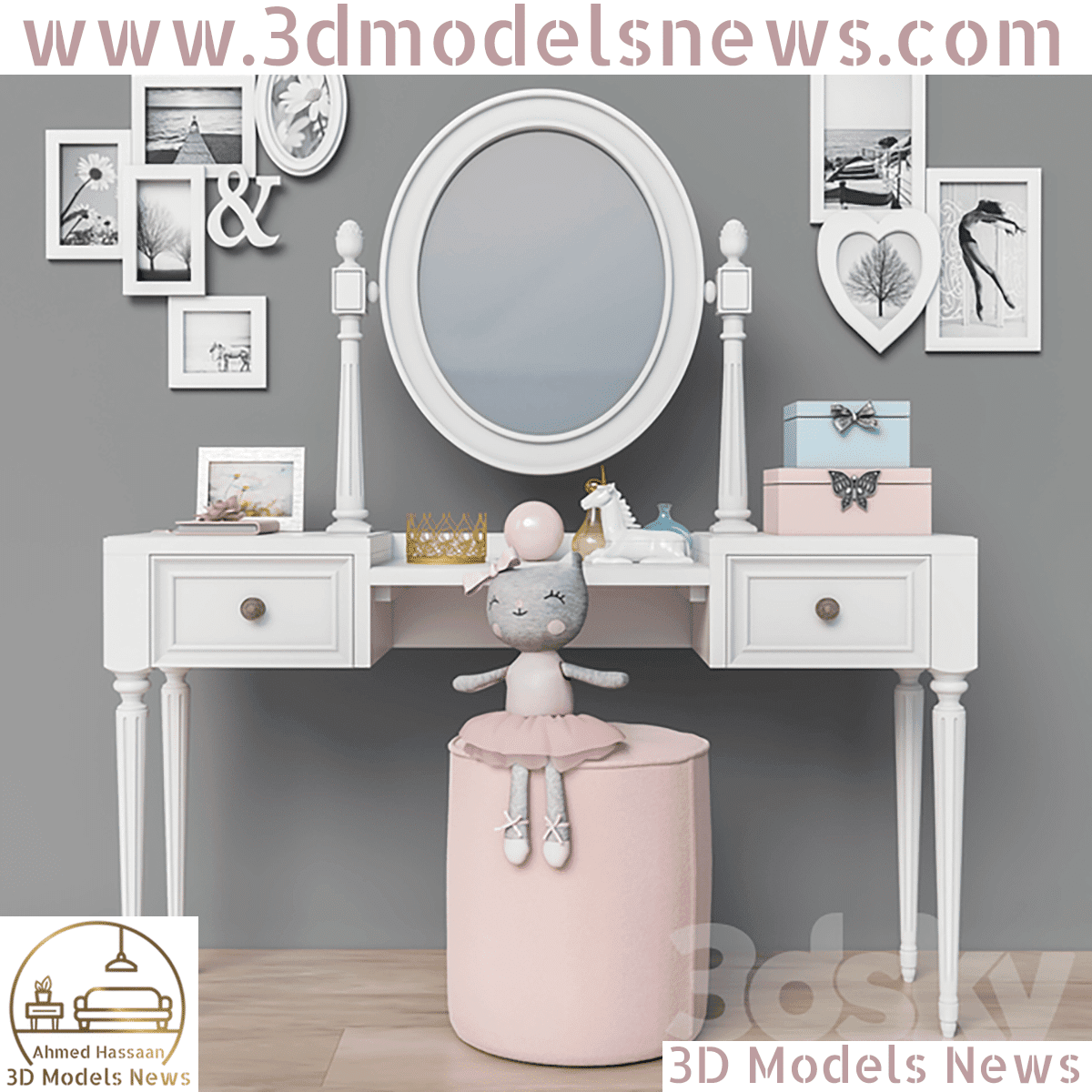 Dressing Table Options for Children for Adults Set Model