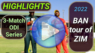 Zimbabwe vs Bangladesh ODI Series 2022