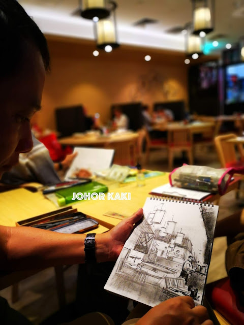 Food Sketching with Scenic Rangers at Noodle Place @ Orchard Gateway 猎影骑兵