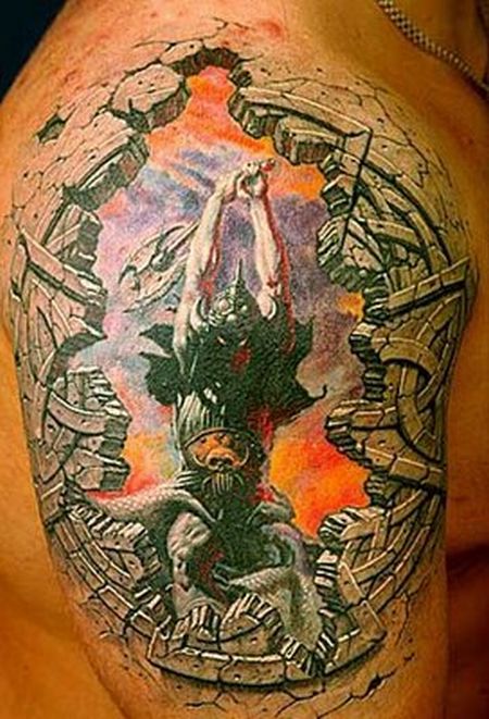 Shocking 3D Tattoo Designs For 2011