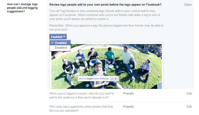 ปิด Tag อัตโนมัติ Facebook ควบคุมการ Tag Facebook