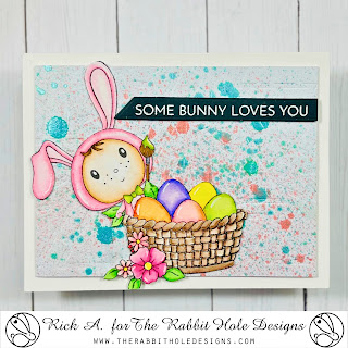 Easter Bunnies Stamp Set, Easter Basket Stamp Set, Rick Adkins