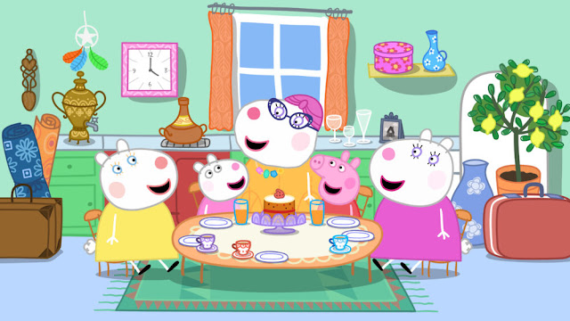 Sandra Dickinson, who played Trillian in the 1981 'The Hitchhiker's Guide to the Galaxy' series, voices Granny Sheep in the new season of 'Peppa Pig.'