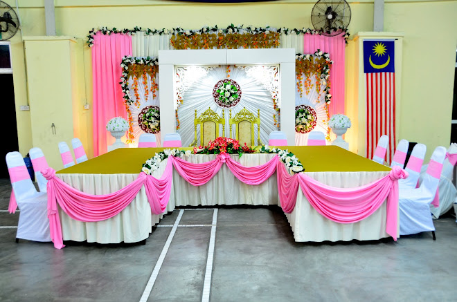 set meja makan pengantin