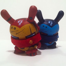 Iron Man Custom 3 Inch Dunny Vinyl Figures by Mike Die – Classic Iron Man & Stealth Iron Man