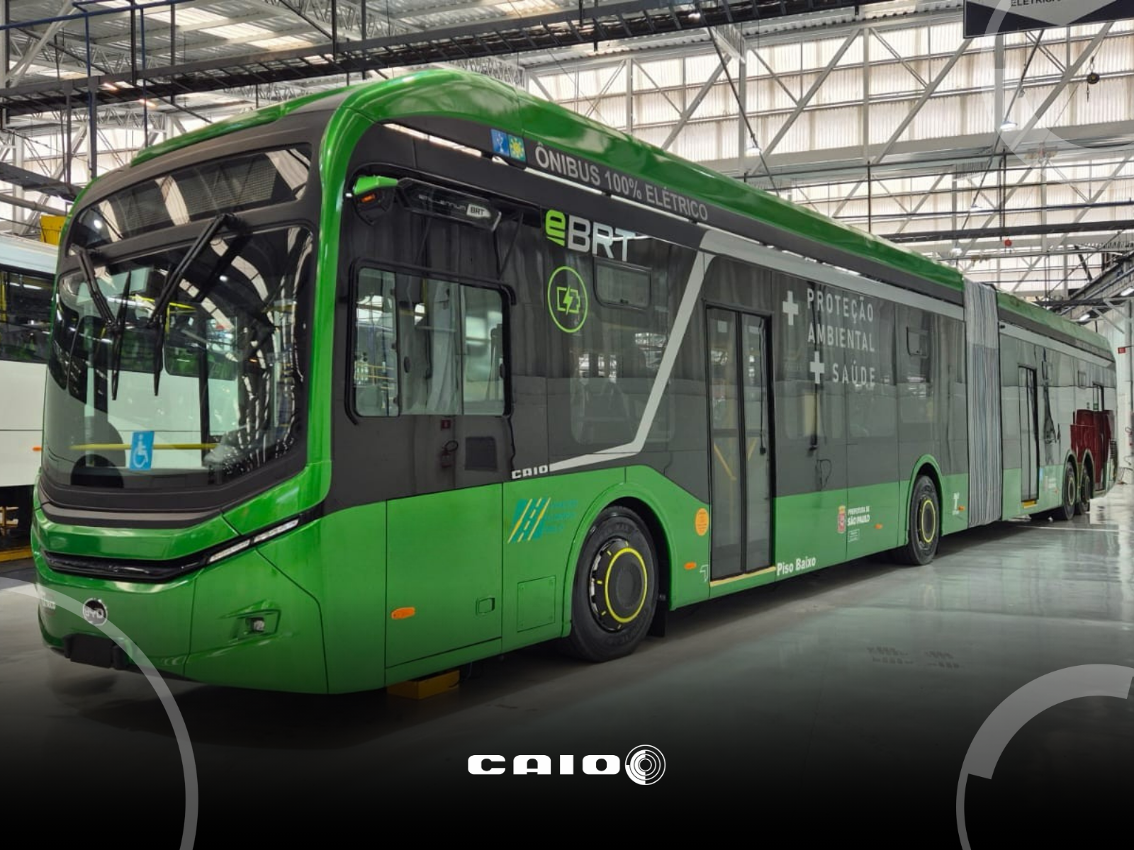 Caio lança o eMillennium BRT e reforça liderança em mobilidade elétrica no Brasil
