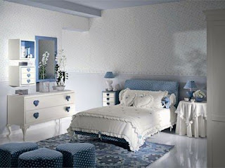Blue White Colonial