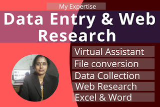 Data entry and web research, Tamal Debnath