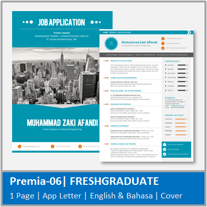 Desain CV Kreatif: Contoh CV Fresh Graduate Jurusan Teknik 