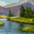 Mountain Lake II, Landscape, Barbara Haviland