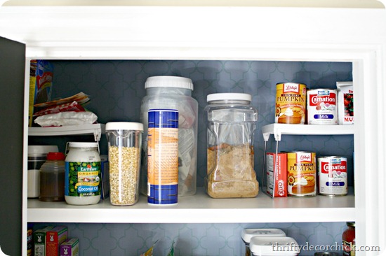 organizing the pantry