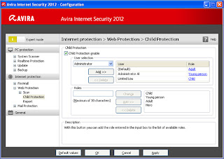 avira internet security 2012 interface