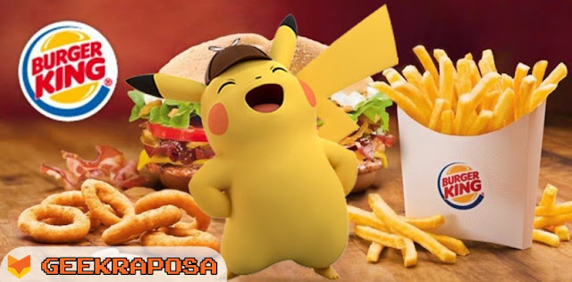 Burger King deve dar Pokemon de brinde na compra de lanche !