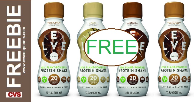 FREE Evolve Protein Shake CVS Deals