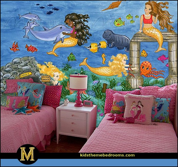 Decorating theme bedrooms - MermaiD+beDDing MermaiD+wall+murals MermaiD+beDDing MermaiD+wall+murals