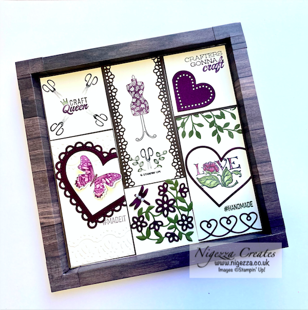 Come crafting with Jill & Gez Facebook Live Replay: Paper Frame & Sampler