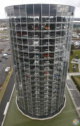 World largest car parking in Germany infrastructure strange architecture Garage Images