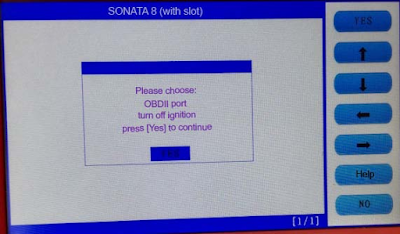  How to use SKP1000 to program key on Hyundai SONATA 8-6