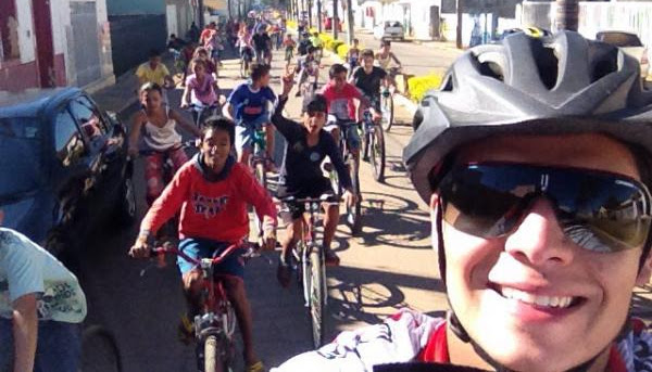 passeio ciclístico em prol do incentivo ao esporte em Cristais-MG 