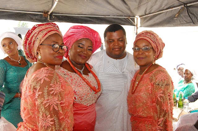 At The Traditional Wedding Of EWENMHE JOY ADEJI To OLAMIDE OPEMIPO OLAOSEBIKAN In LAGOS