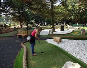 Adventure Golf course at Walton Hall and Gardens in Warrington