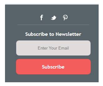 Email Subscription Widget